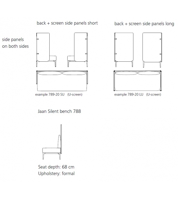 Jaan Silent Walter Knoll Bench
