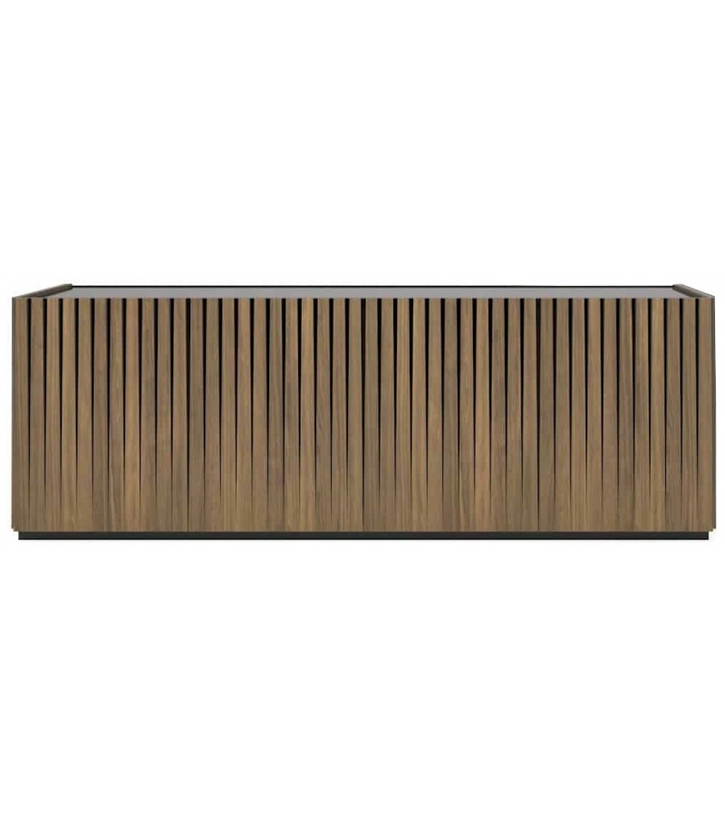 Dorotea Essenza Bassa Minotti Italia Buffet / Conteneur / Meuble TV