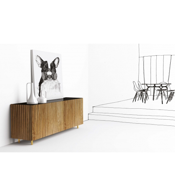 Dorotea Essenza Bassa Minotti Italia Sideboard / Container / TV Cabinet