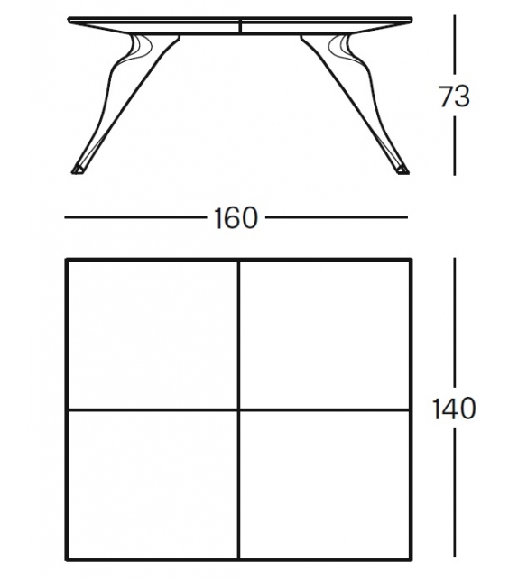 7020 Macaone Zanotta Mesa