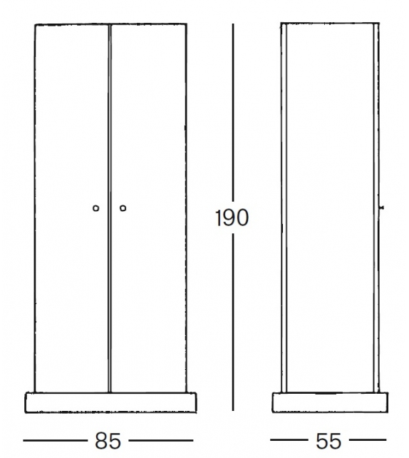 7500 Nairobi Zanotta Bar Cabinet
