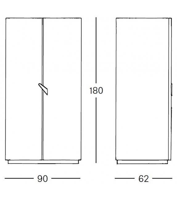 7880 Alicante Zanotta Wardrobe