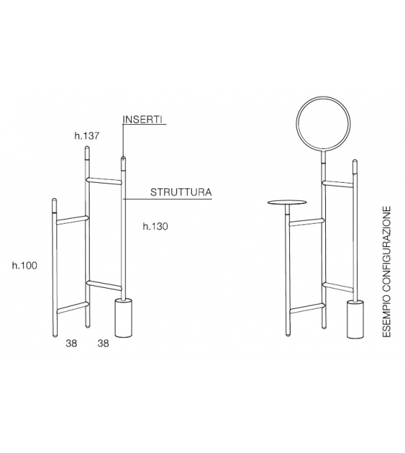 Dressme Minotti Italia Valet Stand