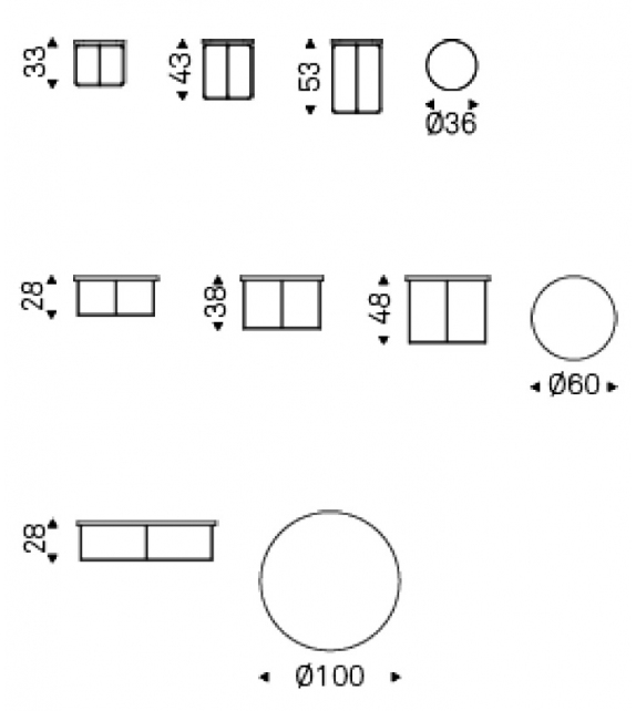 Billy Cattelan Italia Couchtisch
