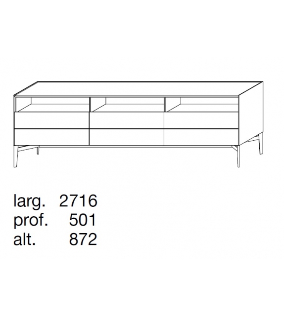 Ready for shipping - Code Poliform Sideboard