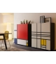 Homage to Mondrian 1 Cappellini Cabinet