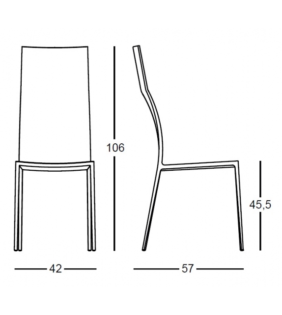 2081 Lealta Zanotta Chair