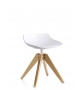 Flow Stool Taburete con 4 Patas VN Roble MDF Italia