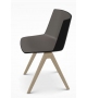 AÏKU MDF Italia Chaise Avec Jambes en Bois