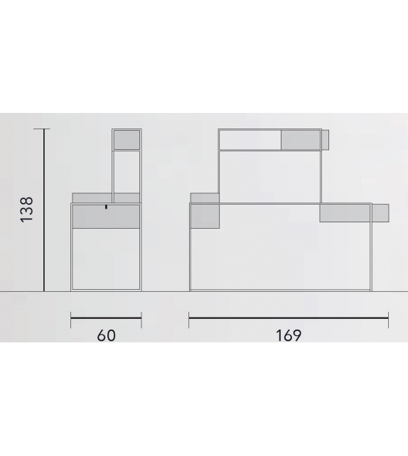 Persepolis Memphis Milano Schreibtisch