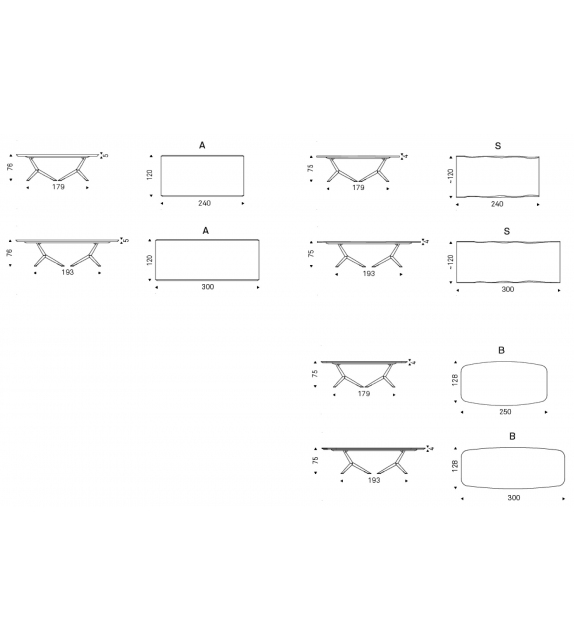 Atlantis Wood Cattelan Italia Tisch