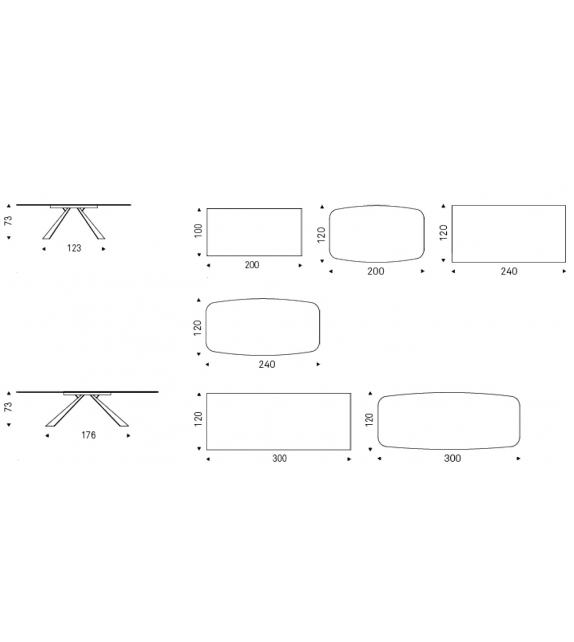 Eliot Crystalart Cattelan Italia Table