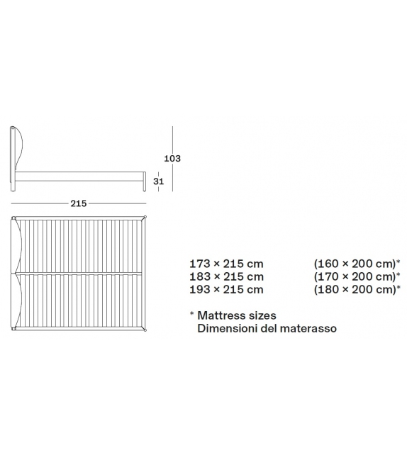 1862 Ricordi Zanotta Bed