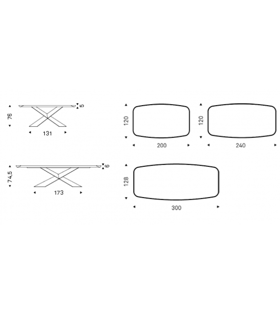 Tyron Keramik Premium Cattelan Italia Tavolo