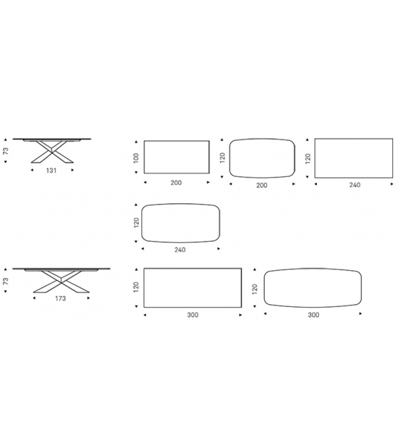 Tyron Crystalart Cattelan Italia Table