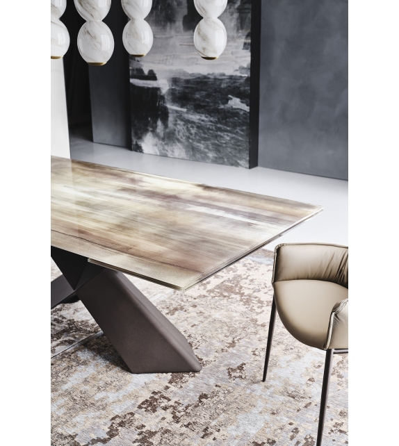 Tyron Crystalart Drive Cattelan Italia Table