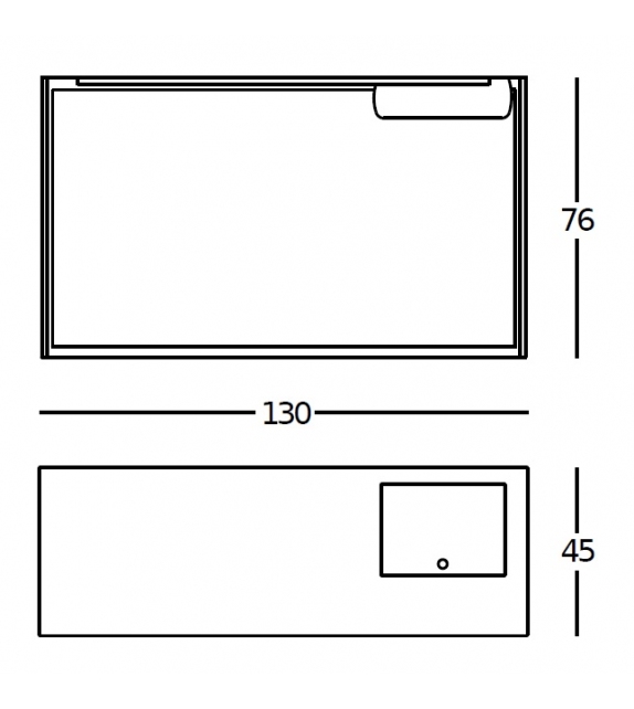 2730 Calamo Zanotta Schreibtisch