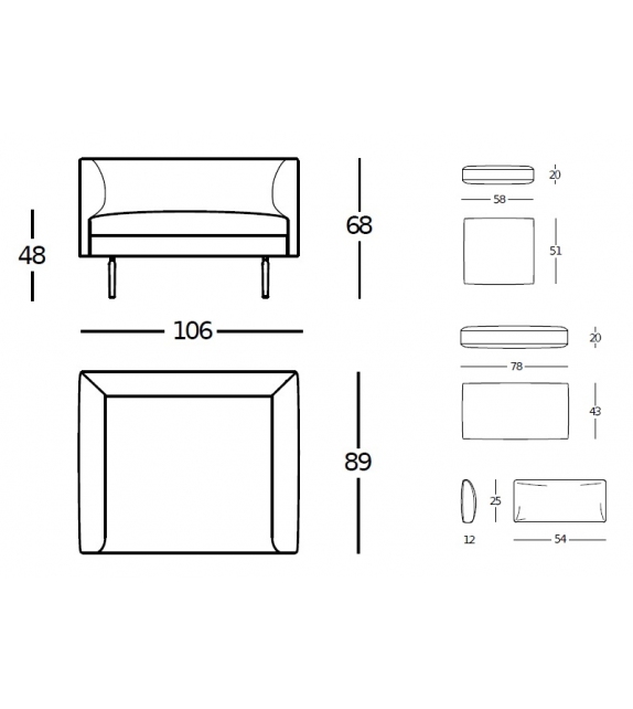 1333 Flamingo Zanotta Fauteuil