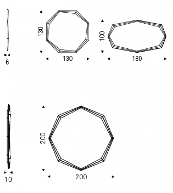 Emerald Cattelan Italia Espejo