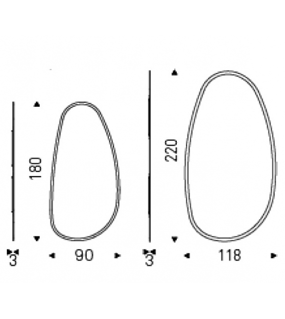 Hawaii Magnum Cattelan Italia Mirror