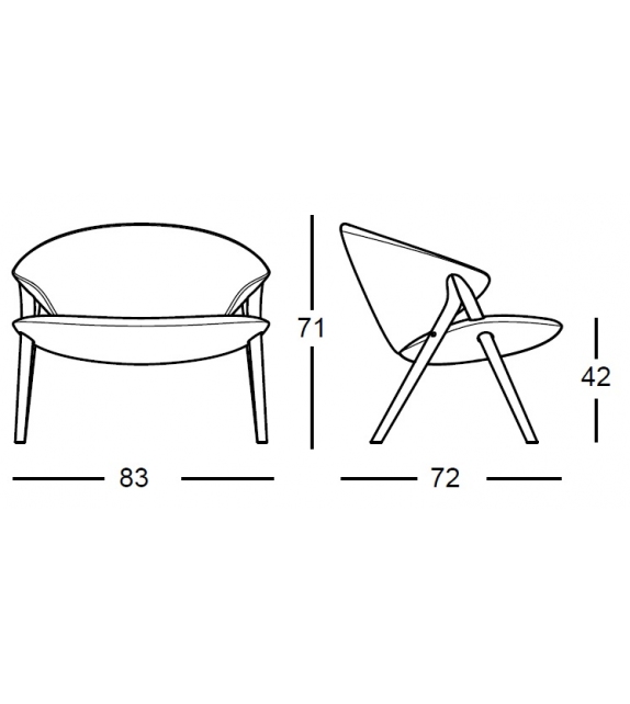 883 Oliva Zanotta Sillón