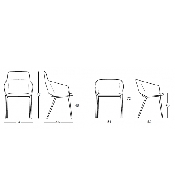 2261 Tusa Zanotta Armstuhl