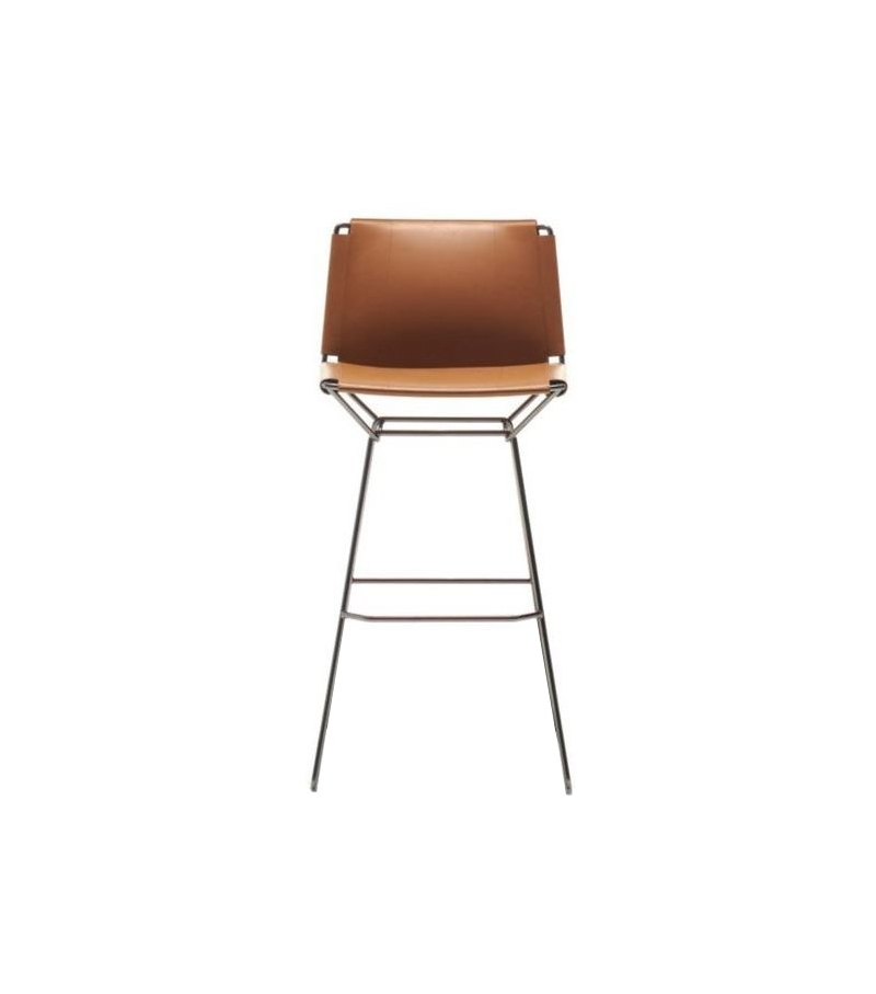 Neil Leather Stool MDF Italia Sgabello