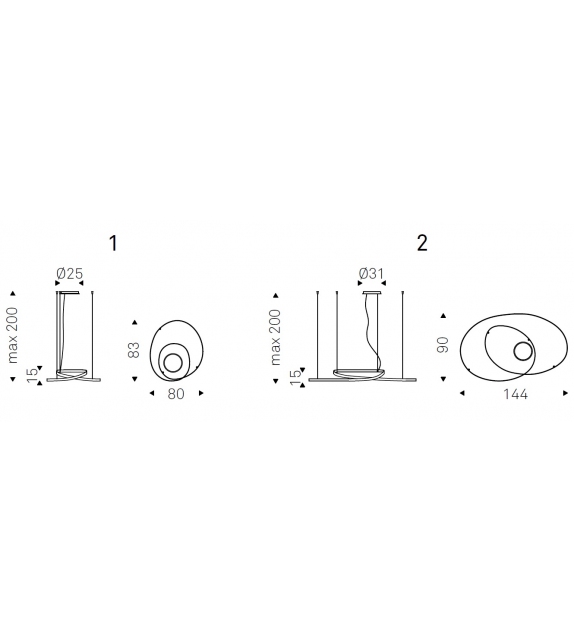 Heaven Cattelan Italia Plafonnier