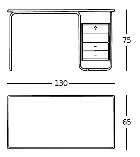 2725 Comacina Zanotta Bureau