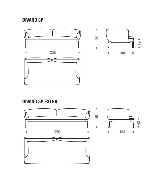 Yale X MDF Italia Sofa