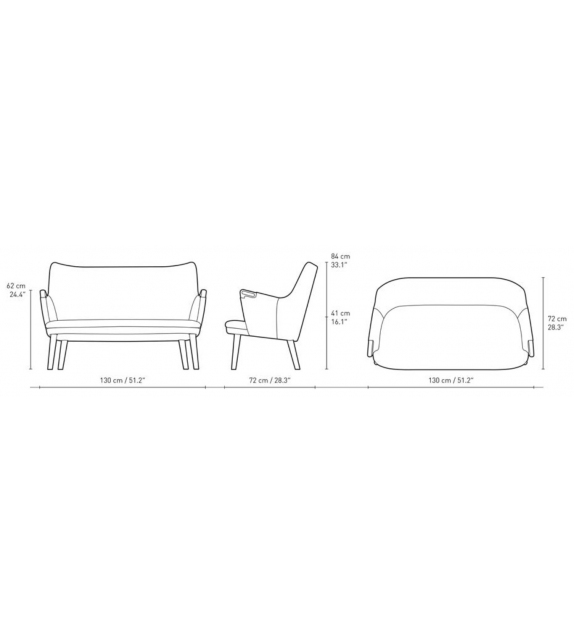 CH72 Carl Hansen & Søn Sofa