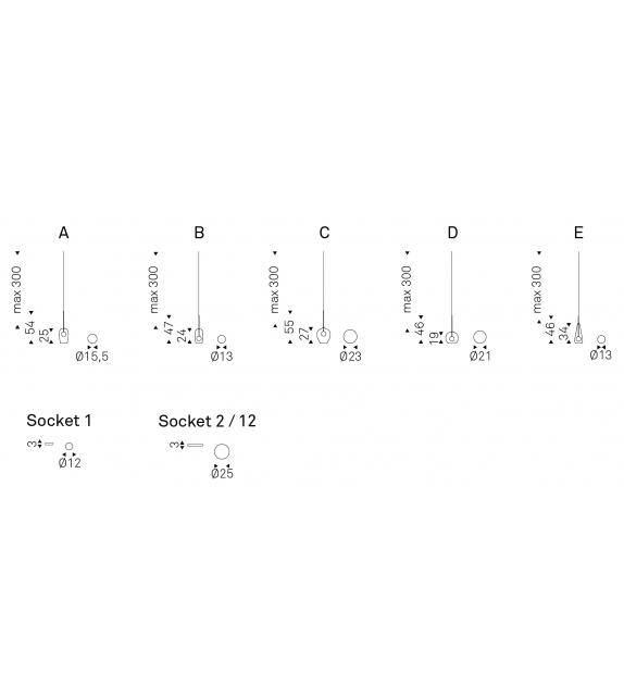 Apollo Cattelan Italia Lámpara de Techo