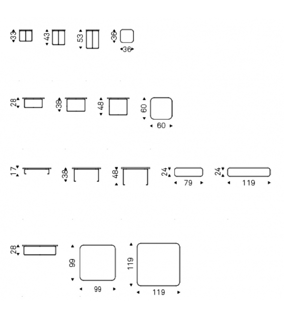 Benny Cattelan Italia Table Basse