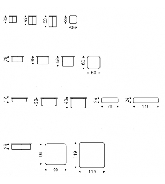 Benny Keramik Cattelan Italia Mesita