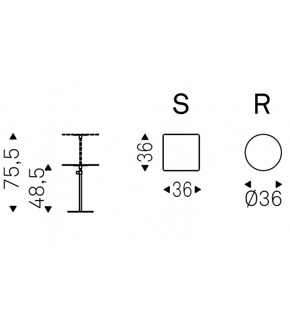 Step Cattelan Italia Table D'appoint