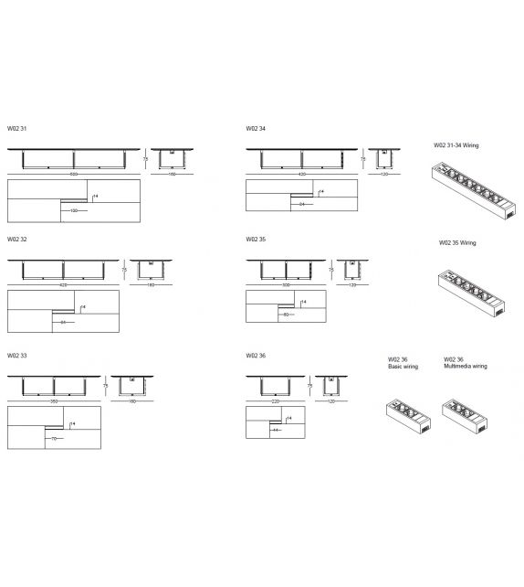 Sarpi Office Table Cassina