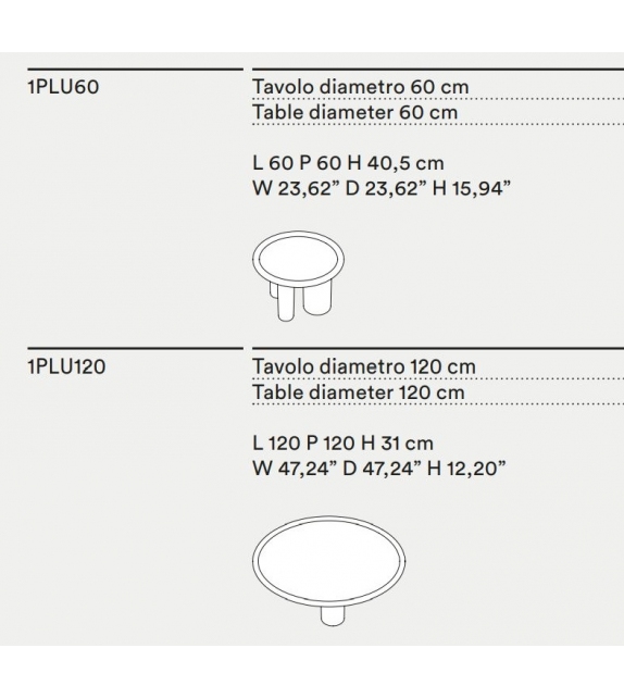Pluto Tacchini Table Basse