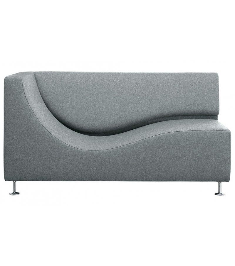 Three Sofa de Luxe Cappellini Chaise Longue avec Accoudoir