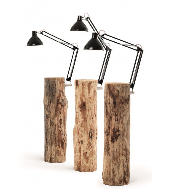 Piantama tavolino con lampada