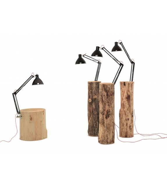 Piantama tavolino con lampada