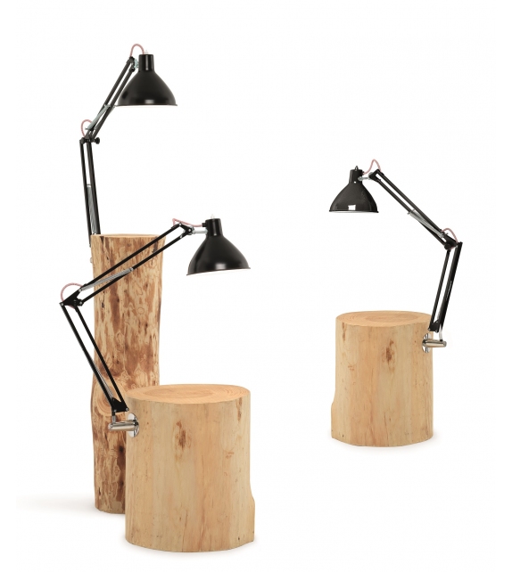 Piantama tavolino con lampada