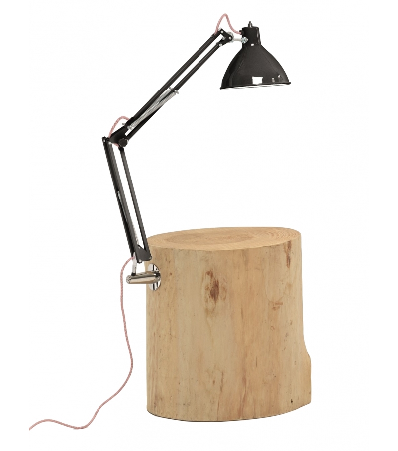 Piantama tavolino con lampada