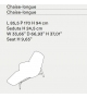 Atoll Chaise Longue Tacchini