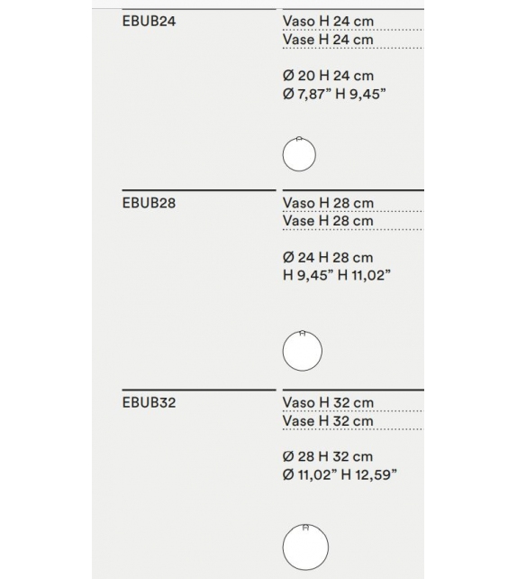 Bubble Tacchini Vase
