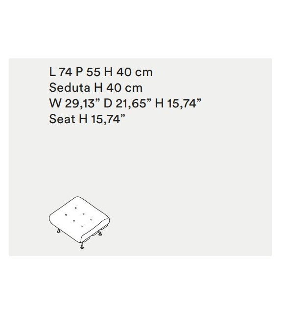 Costela Tacchini Pouf