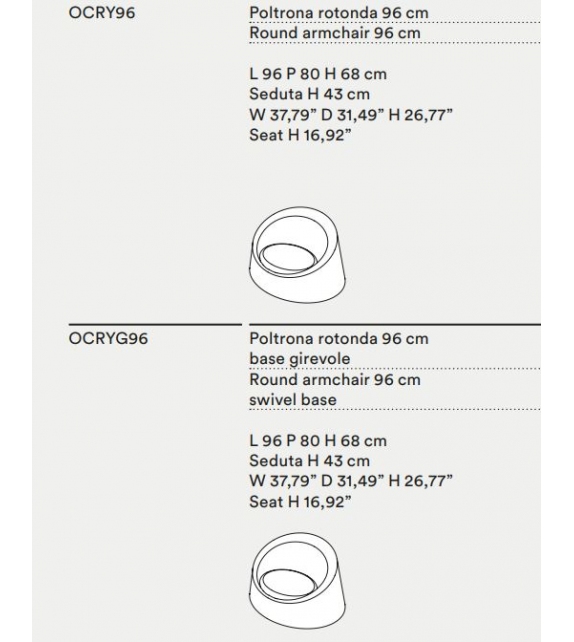 Crystal Tacchini Armchair