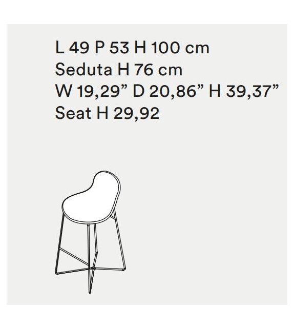 Doodle Tacchini Tabouret