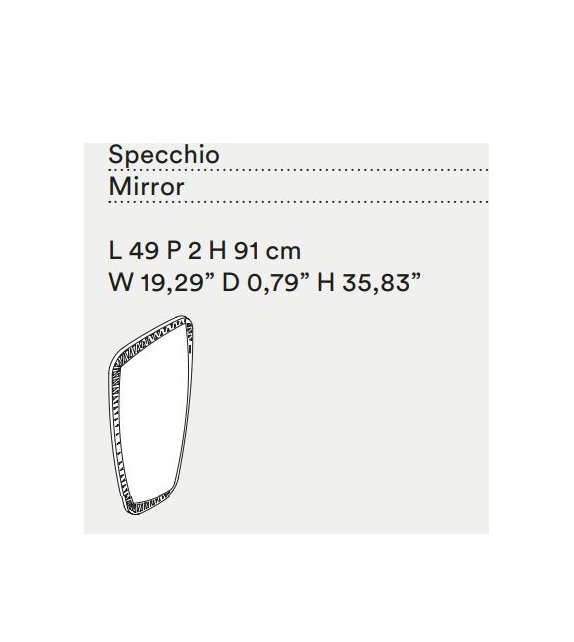 Dorian Tacchini Specchio