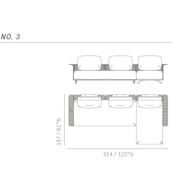 Solaria Poltrona Frau Canapé Modulable
