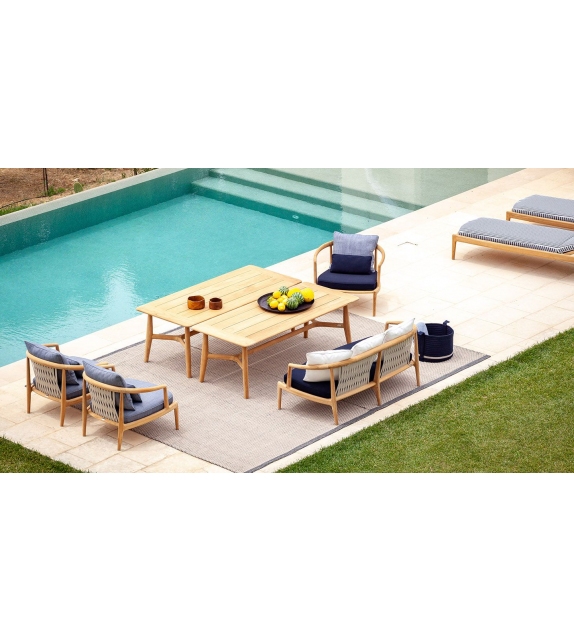 The Secret Garden Teak Table Poltrona Frau